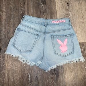 Authentic Playboy High Rise Denim Shorts